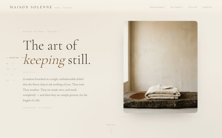 Quiet luxury — ivory and sand still-life loop