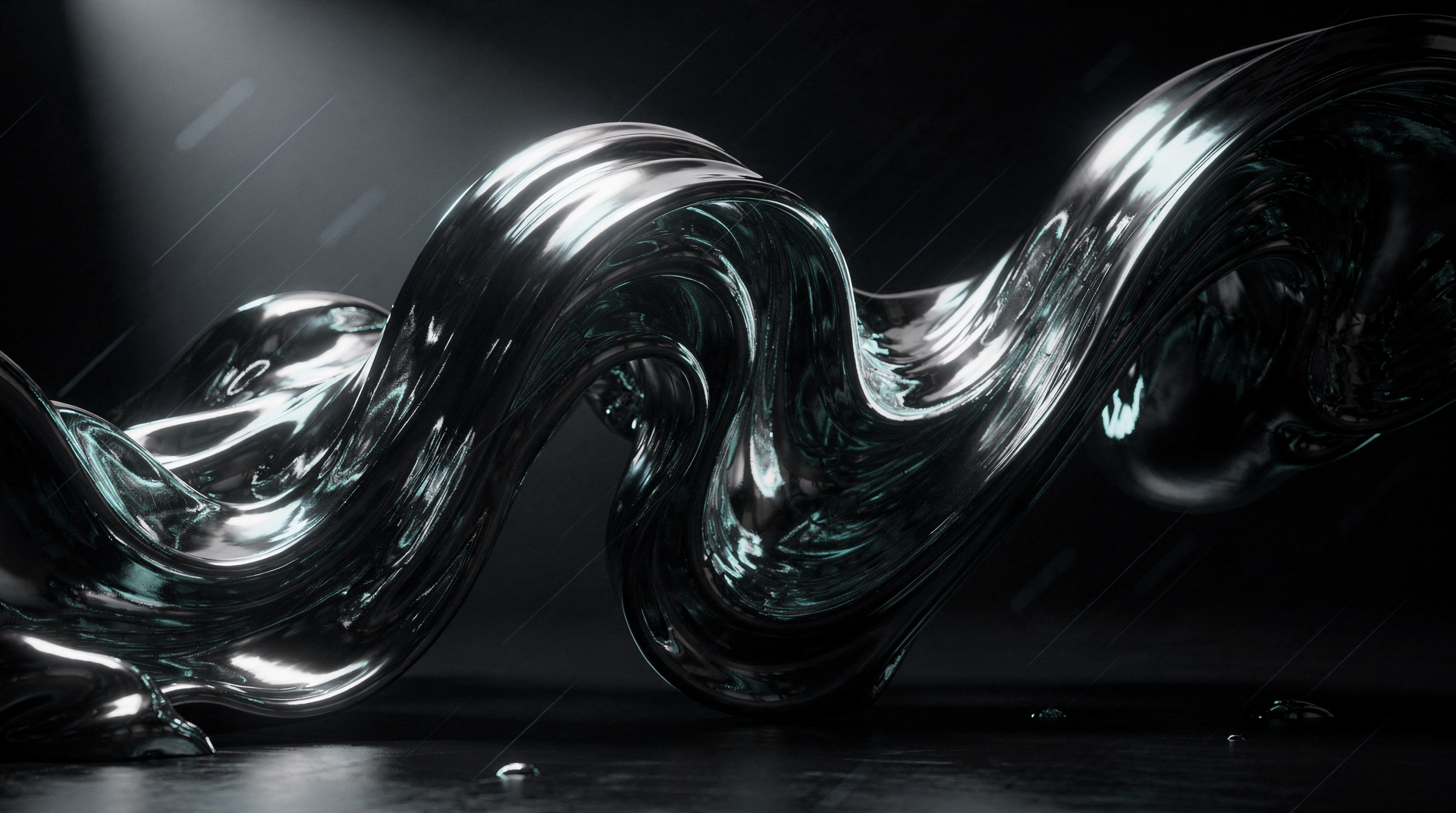 Chroma — liquid chrome theme
